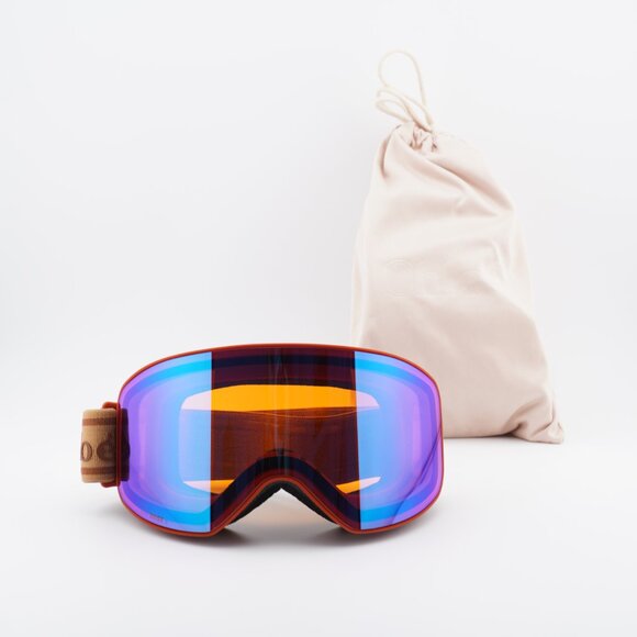 Chloe CH0072S 003 Shield Ski Mask/Sunglasses - Matte Rust/Orange Blue main image 5